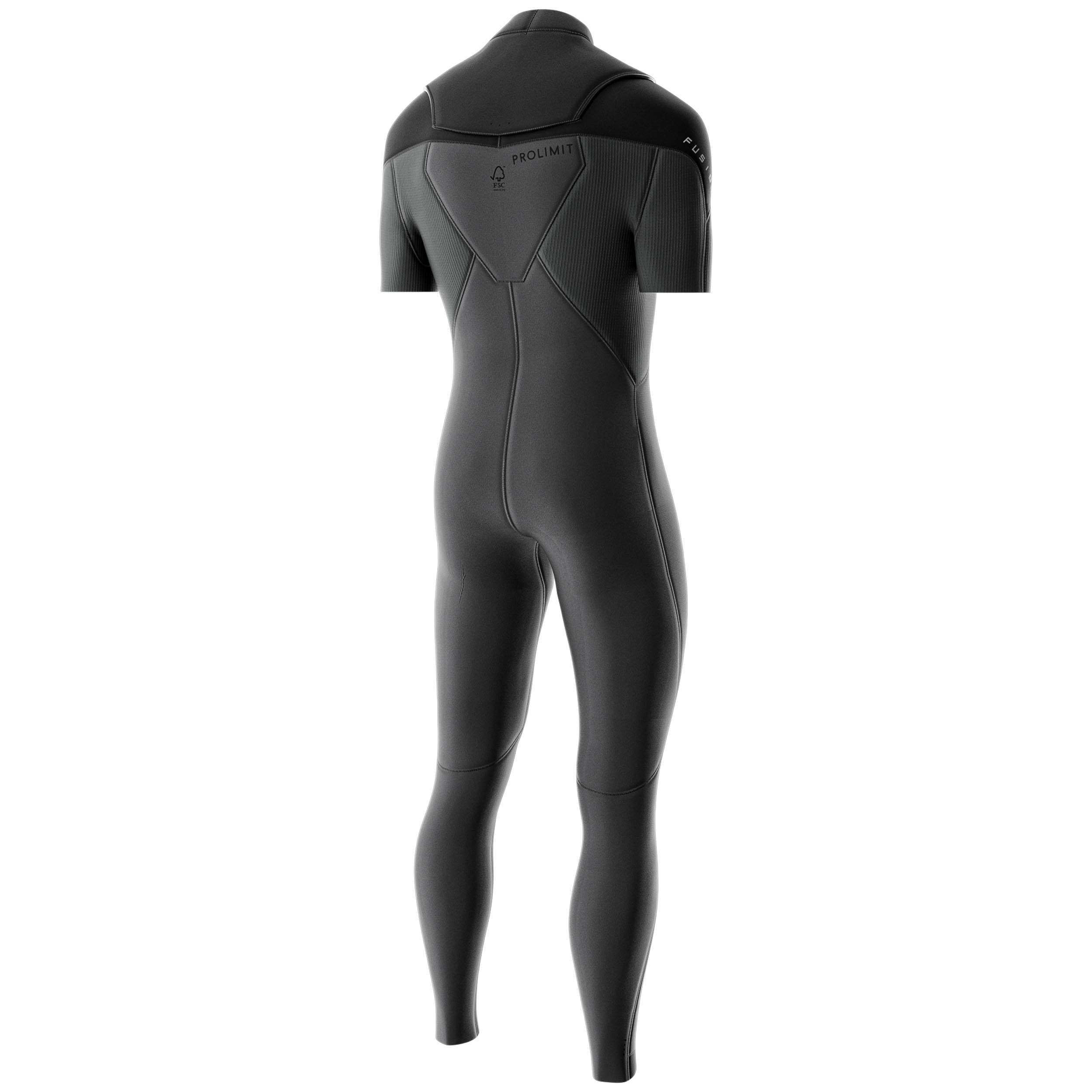 Prolimit Fusion 3/2 shorty våtdrakt frontzip svart
