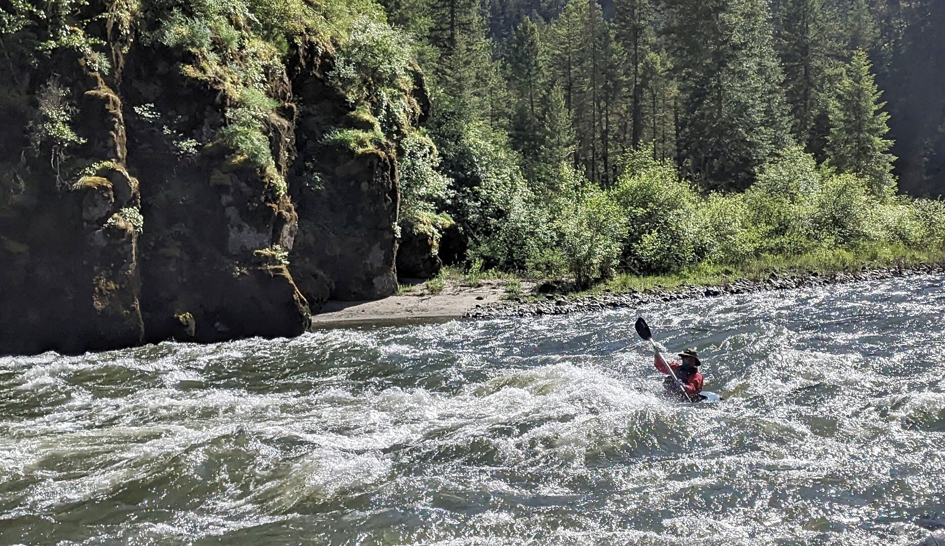 Kokopelli Nirvana Self-Bailing packraft gul slitesterk