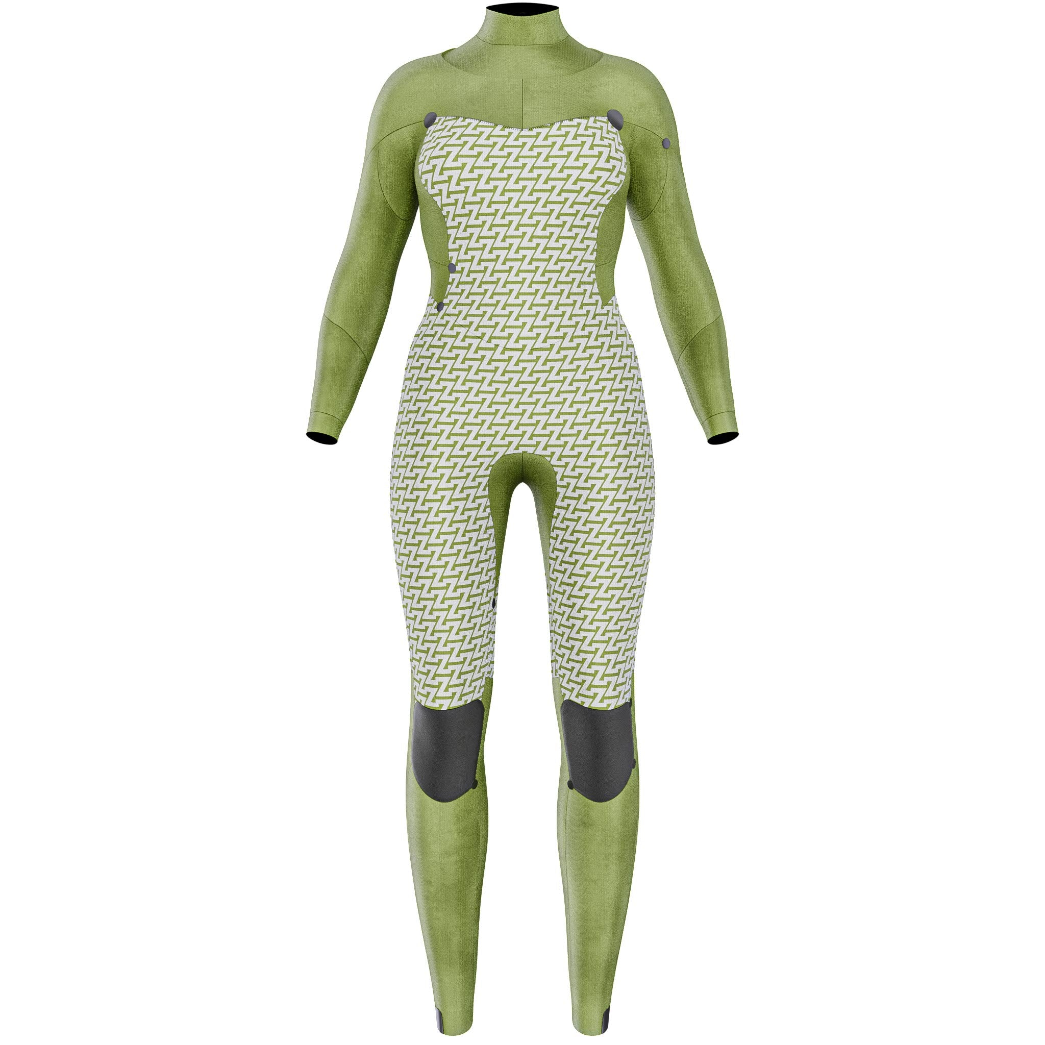 Prolimit Flare Steamer Freezip 3/2 våtdrakt dame blå