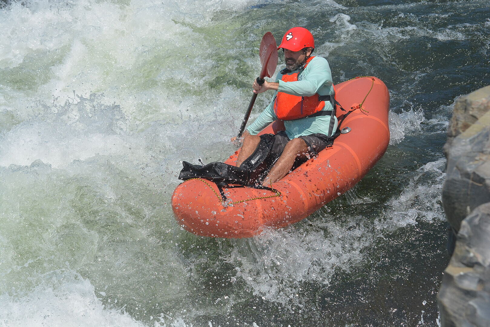 Kokopelli Rodeo Self-Bailing packraft PVC 1-person klasse V