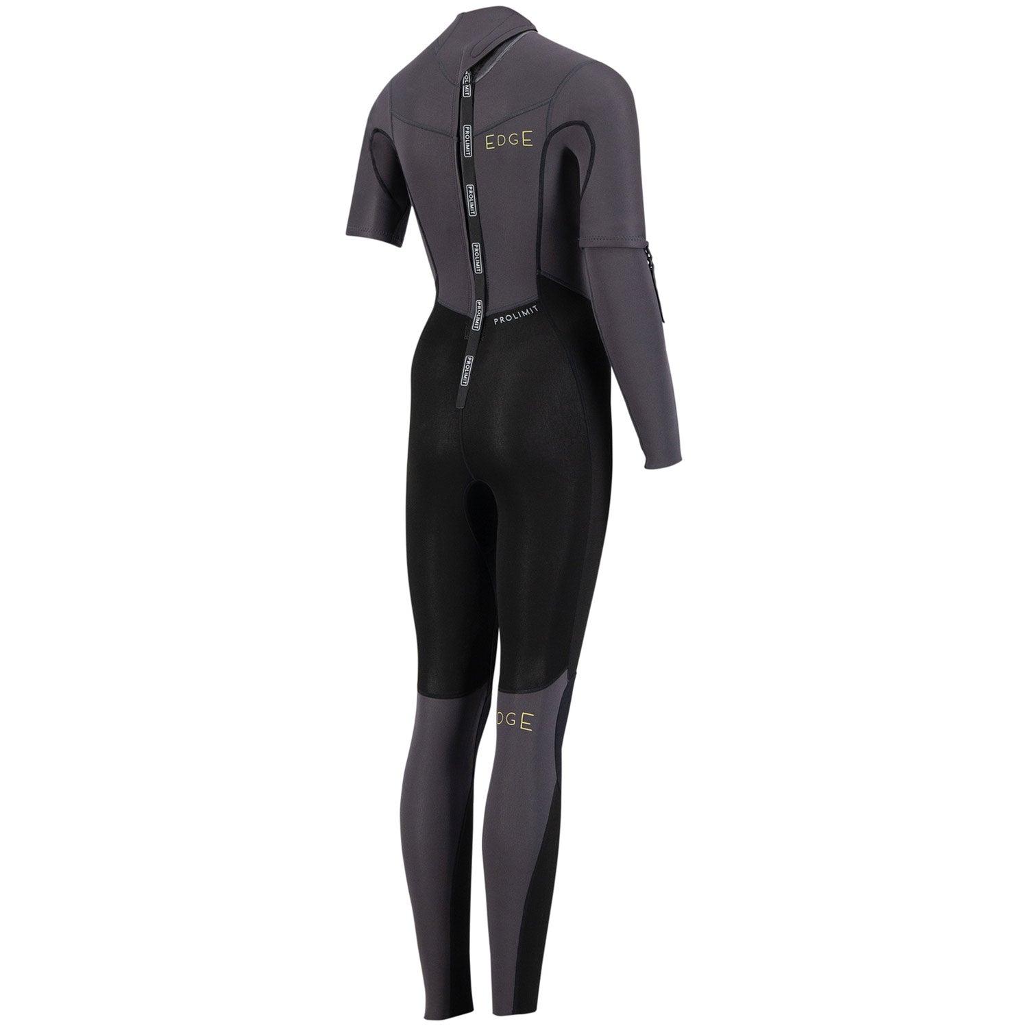 Prolimit Edge Steamer V-Backzip 3/2 våtdrakt svart 38/M