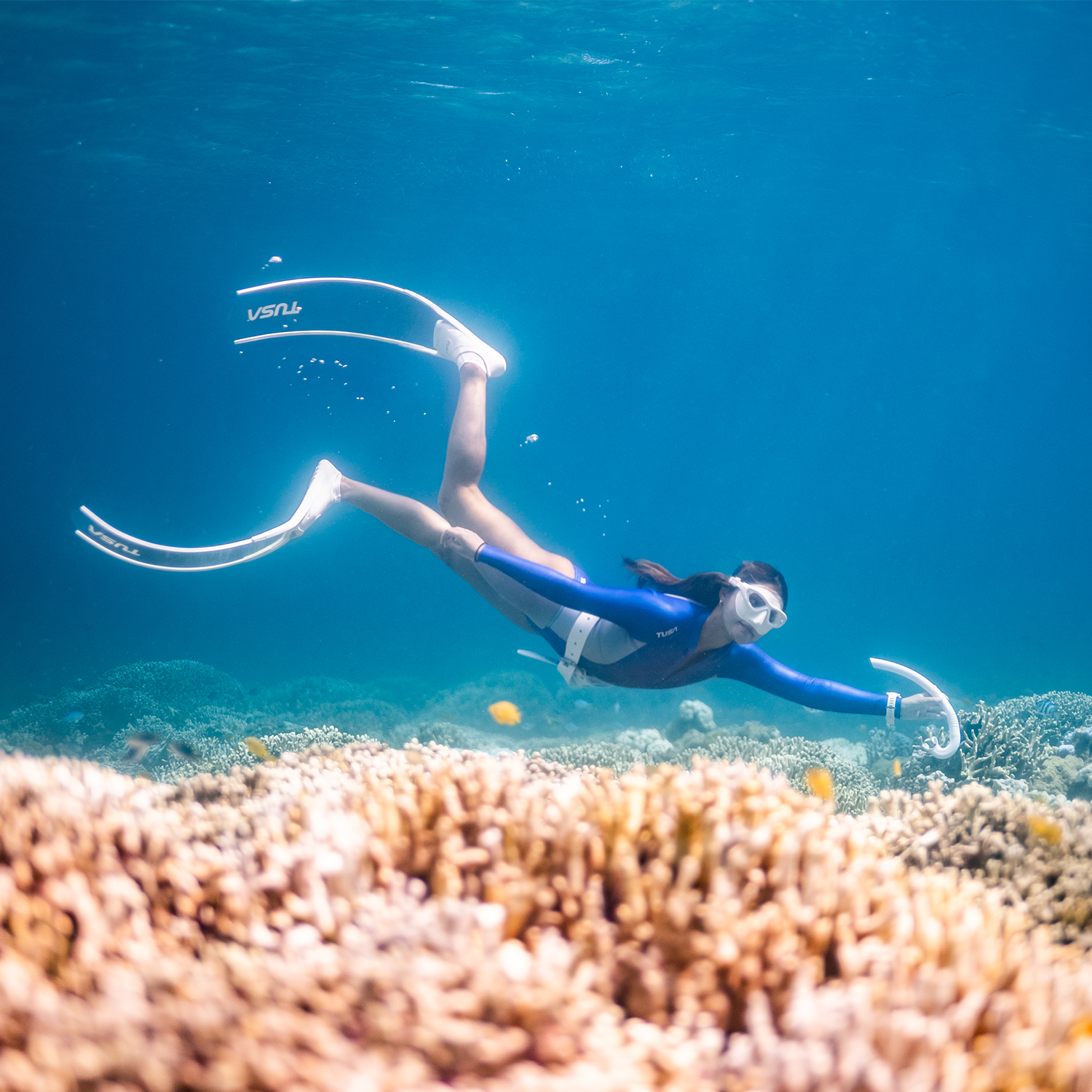 TUSA Lapis fridykkersnorkel lav profil