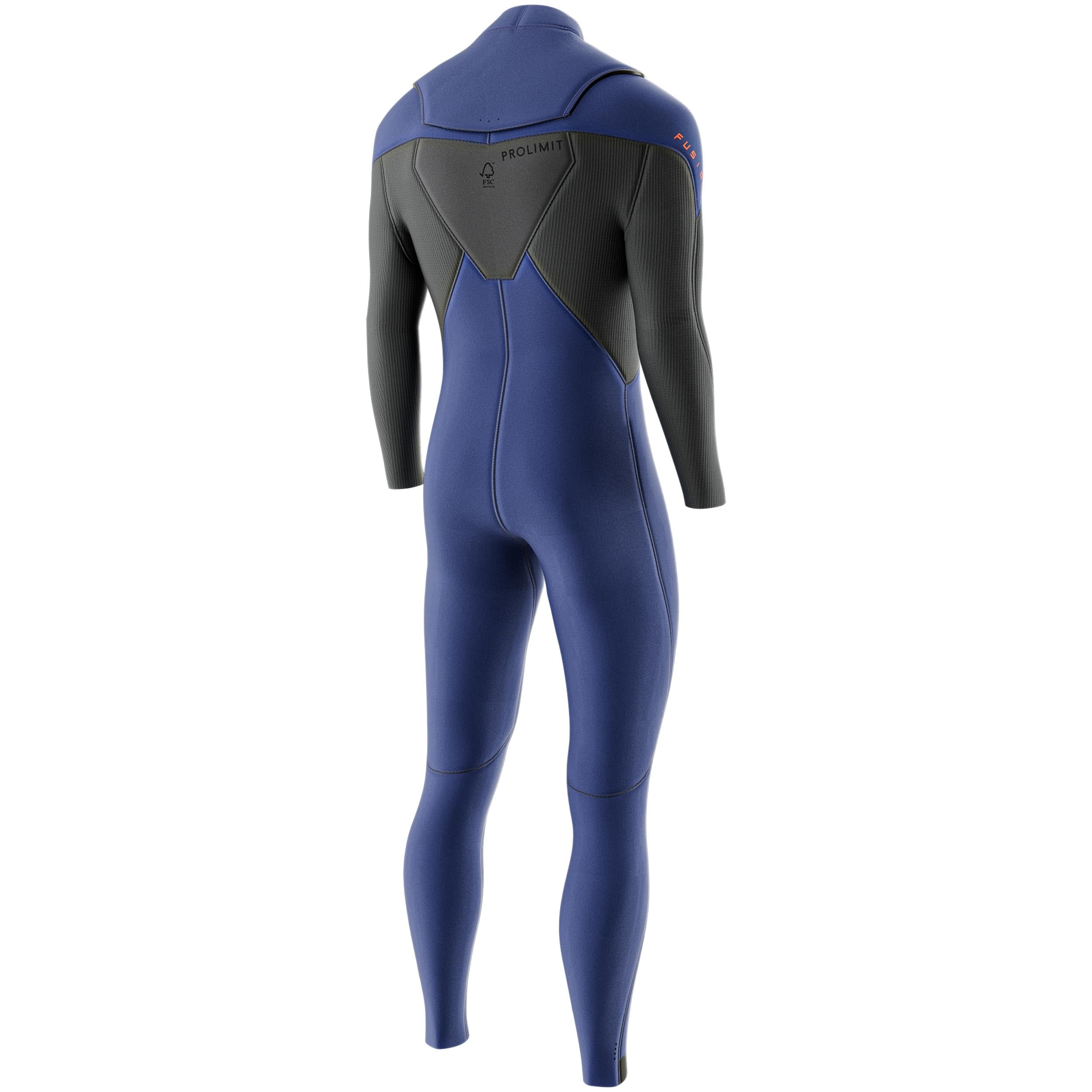 Prolimit Fusion Steamer Freezip 5/4 våtdrakt svart 5/4 mm