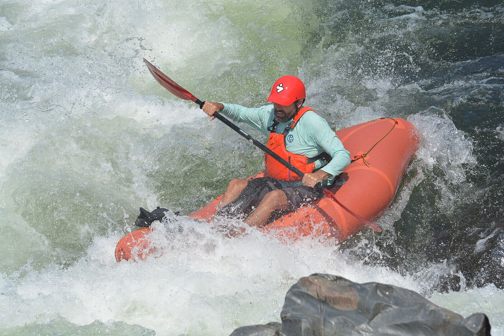 Kokopelli Rodeo Self-Bailing packraft PVC 1-person klasse V