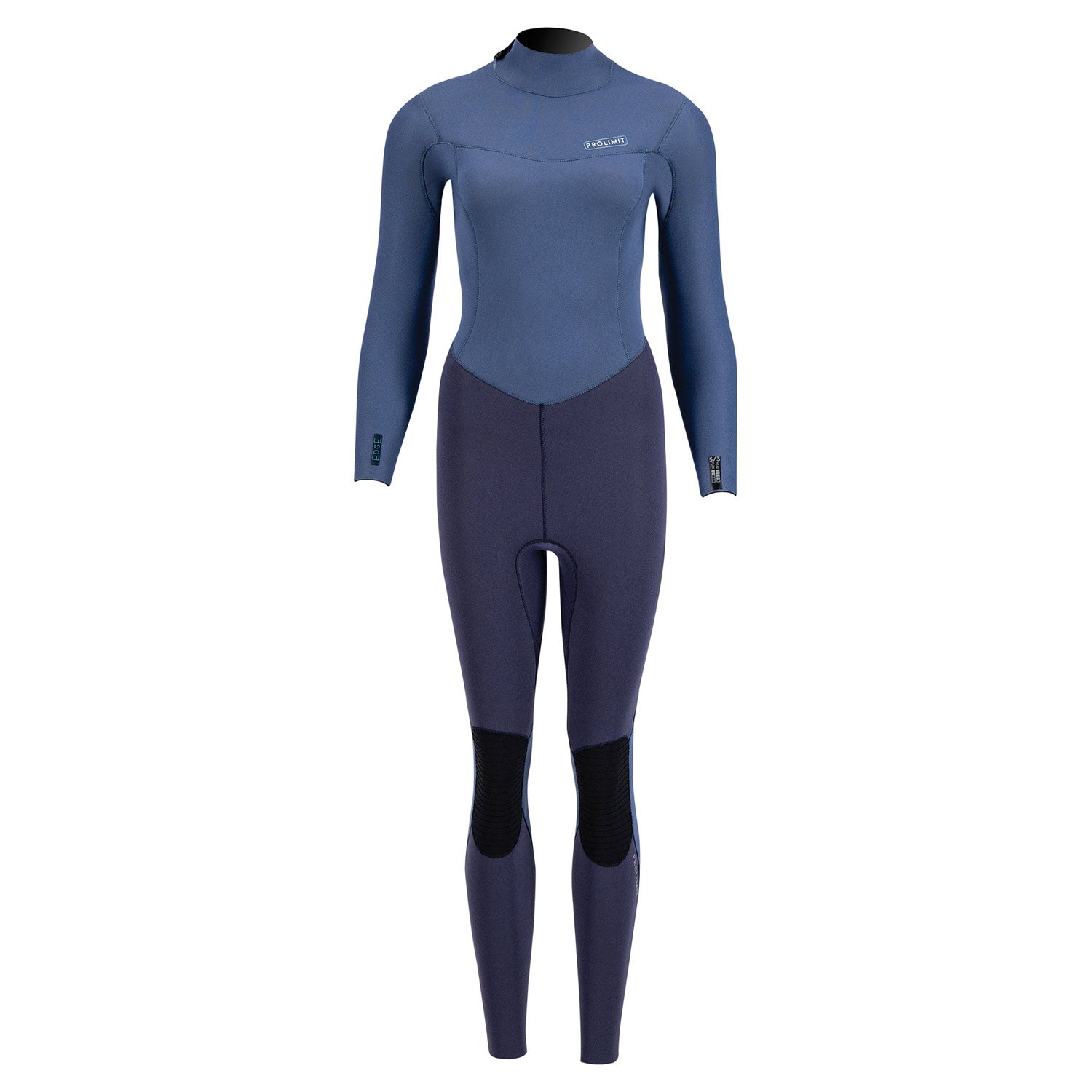 Prolimit Edge V-Backzip 5/3 våtdrakt navy/blå 38/M dame