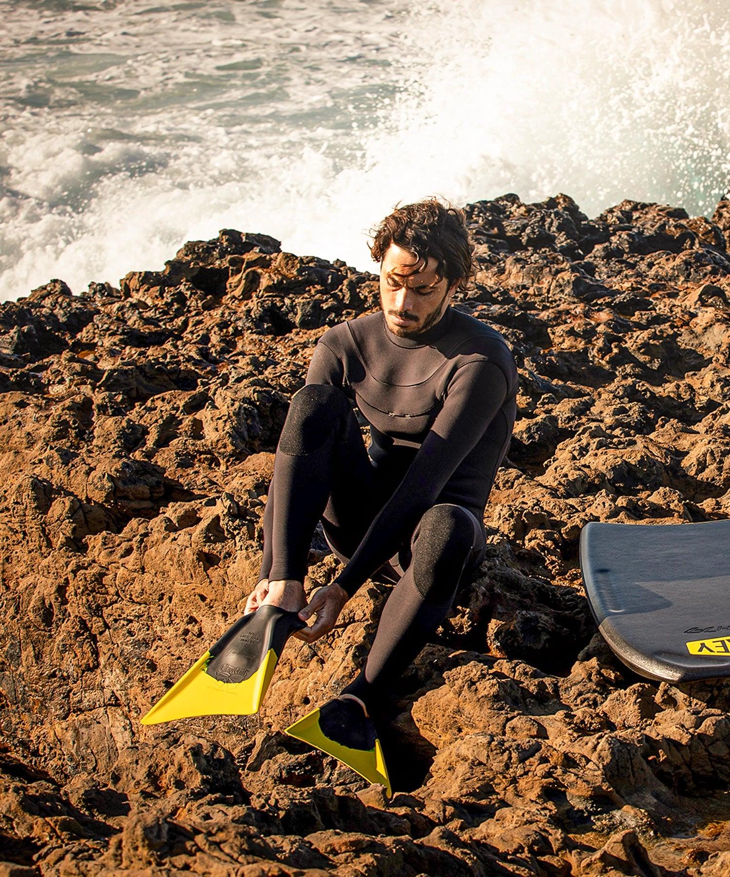 Churchill Signature PLC svømmeføtter bodyboard gummi