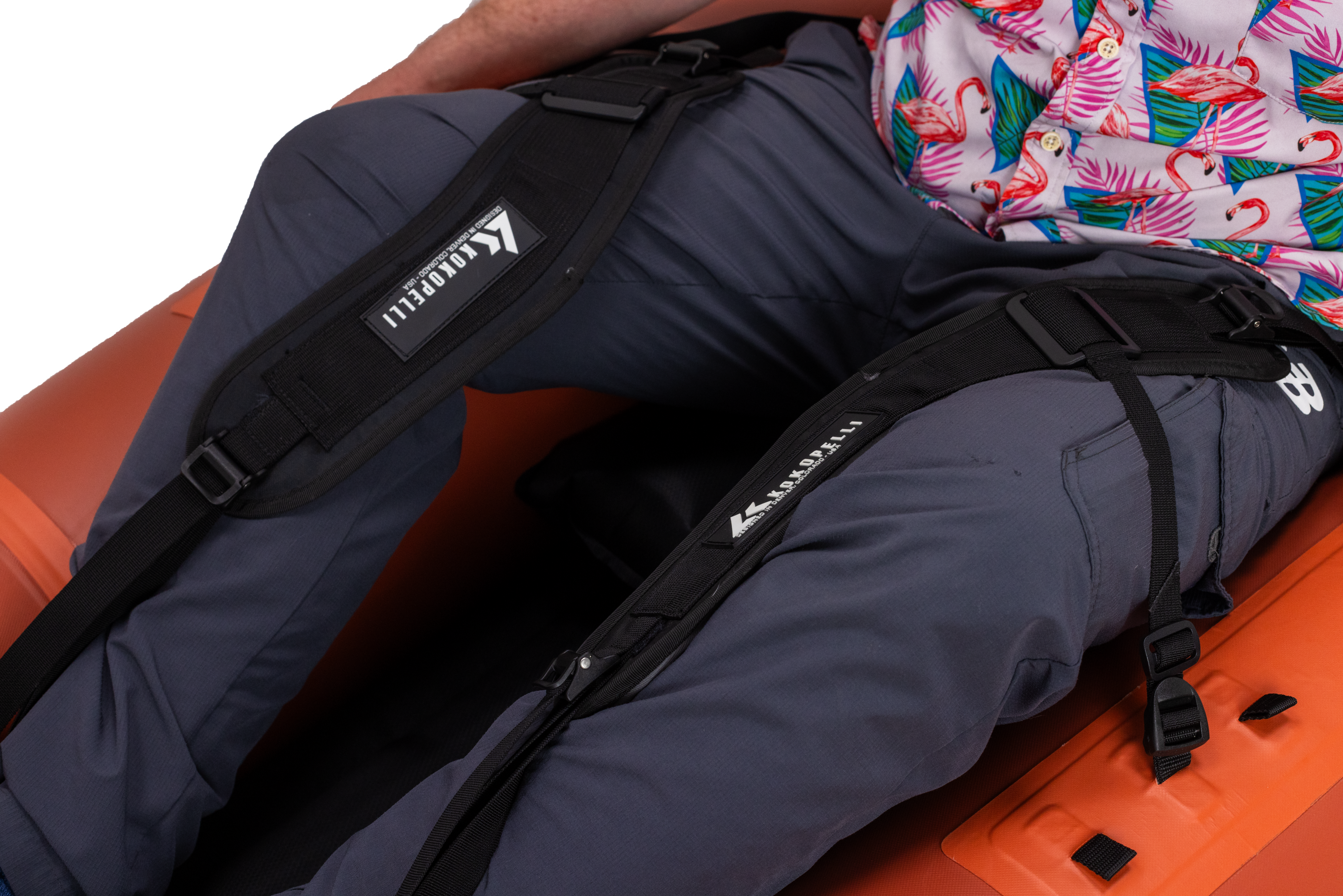Kokopelli Pro 3-Point lårstropper til whitewater