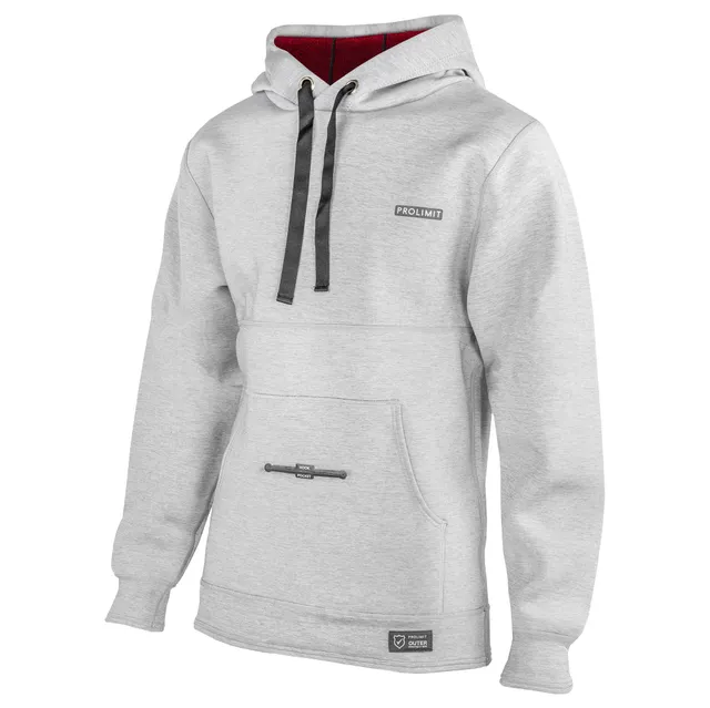 Prolimit Mercury Loosefit neoprenhoodie L grå varm