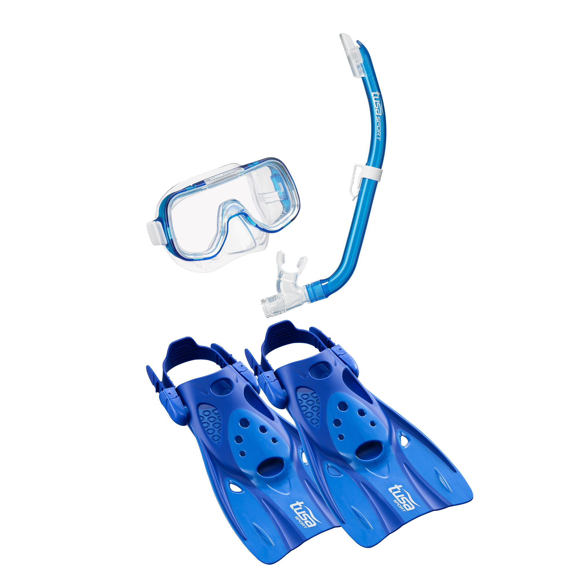 TUSA Mini-Kleio Hyperdry snorkelsett barn med bag