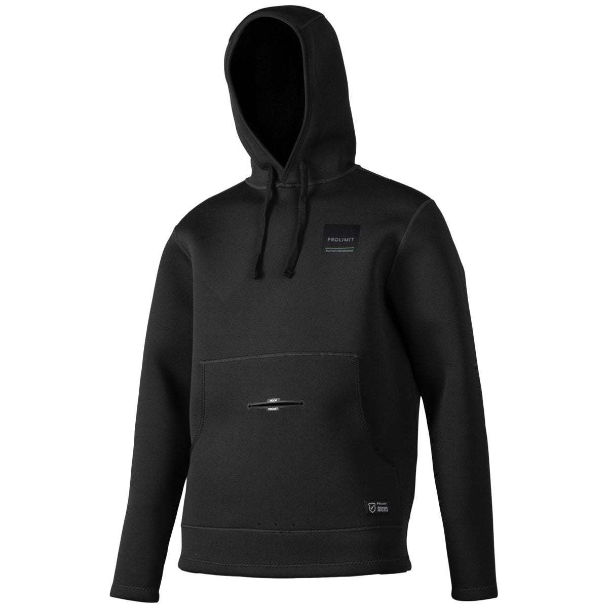 Prolimit Day Neoprene Hoody hettegenser svart S neopren