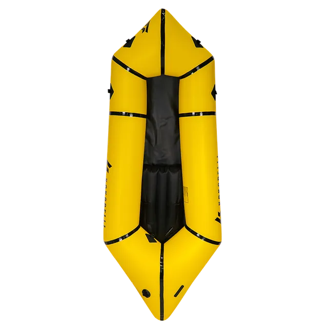 Kokopelli Rogue-Lite packraft gul minimalistisk