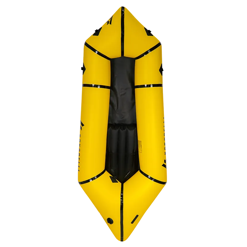 Kokopelli Rogue-Lite packraft gul minimalistisk