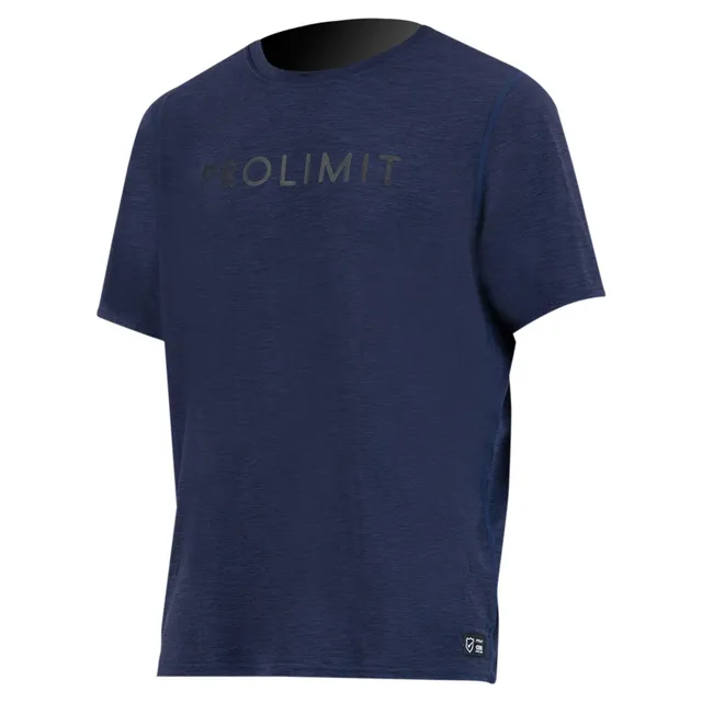 Prolimit Loosefit Shirt Logo Shortarm rashguard blå UPF 50+