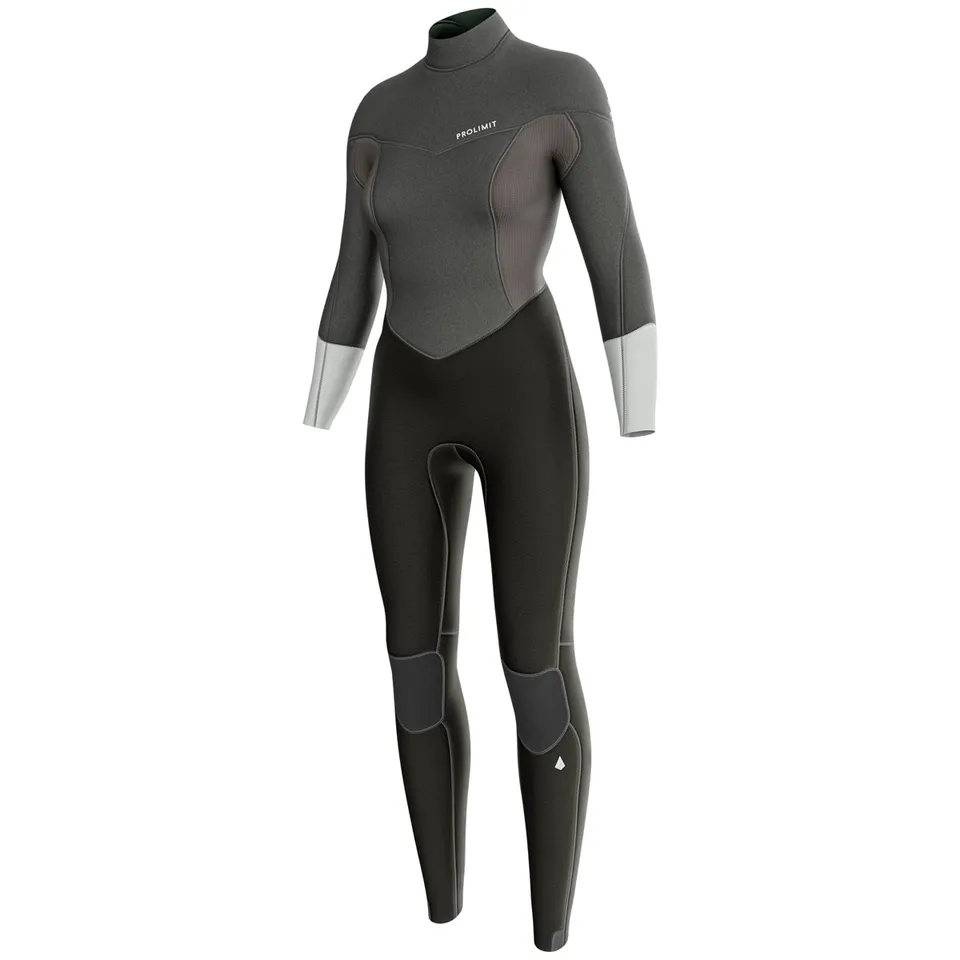 Prolimit Fire Steamer V-Zip 5/4 GBS våtdrakt dame grå