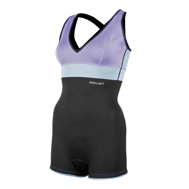 Prolimit Fire Swimsuit 2/2 shorty lavender/svart