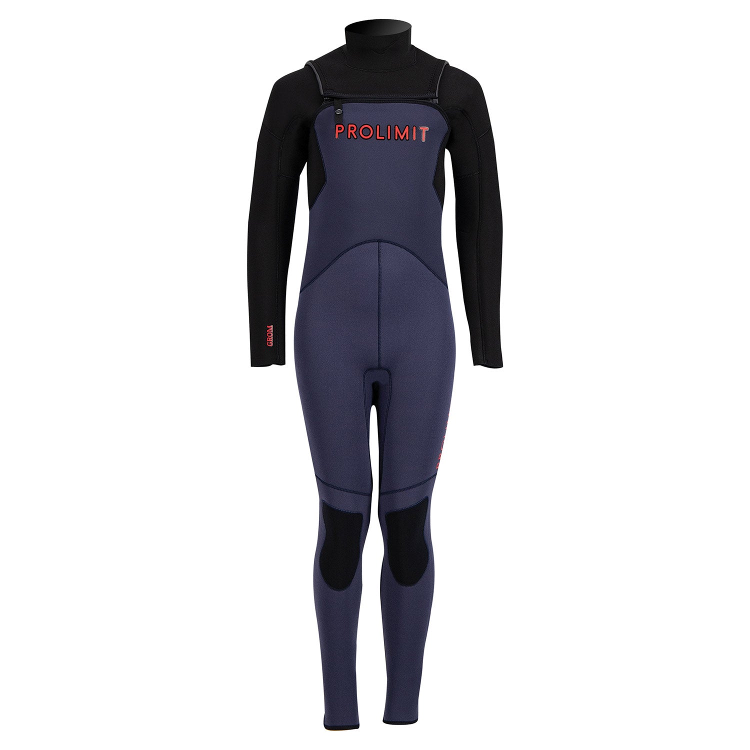 Prolimit Grommet Steamer Freezip 5/3 våtdrakt barn blå rød