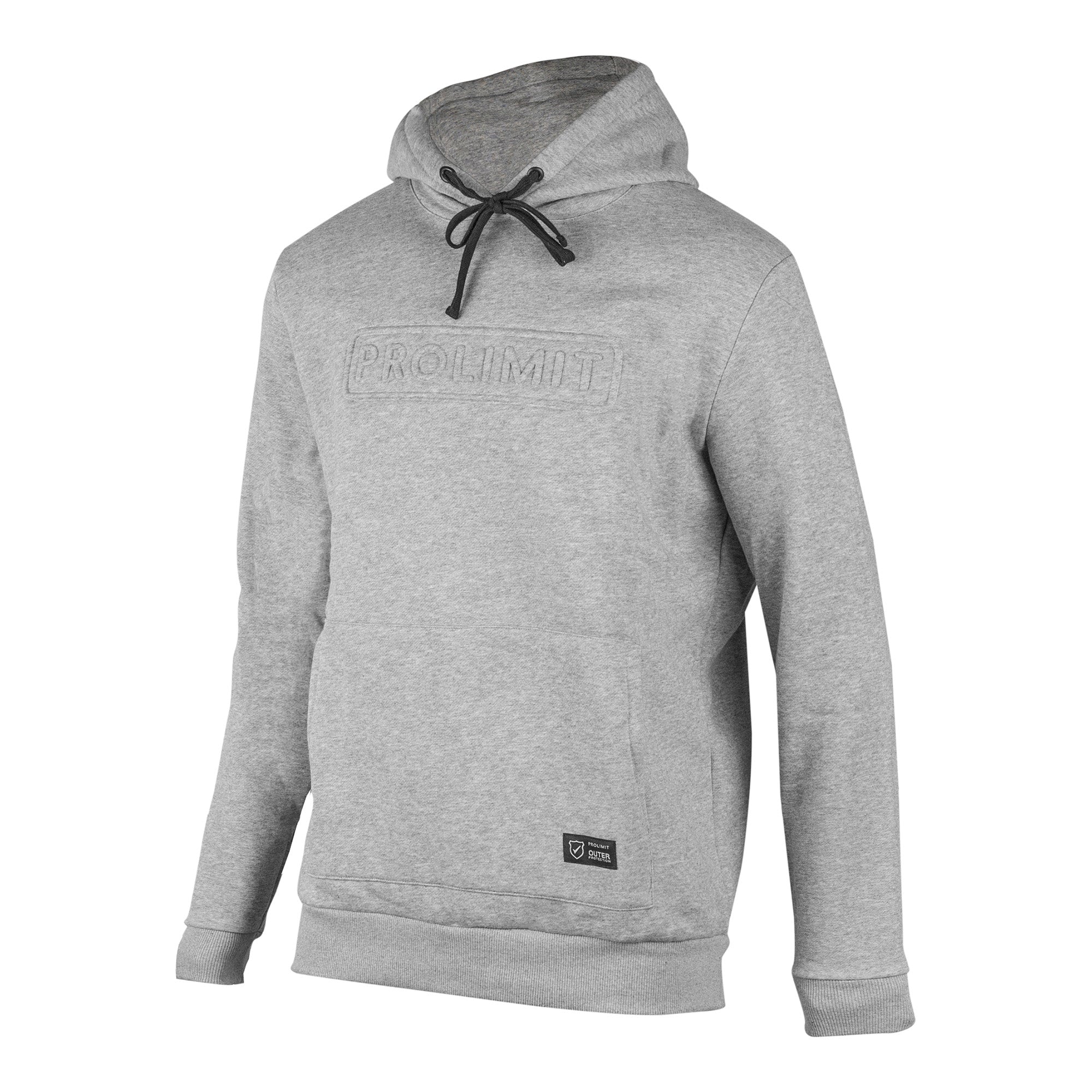 Prolimit Hooded Sweat hettegenser mørkegrå L 340gsm