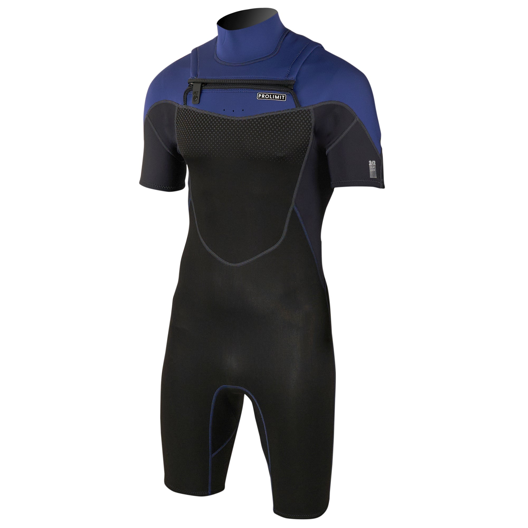 Prolimit Fusion Shorty Freezip 2/2 våtdrakt svart herre
