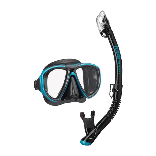 TUSA Powerview snorkelsett voksen maske tørrsnorkel