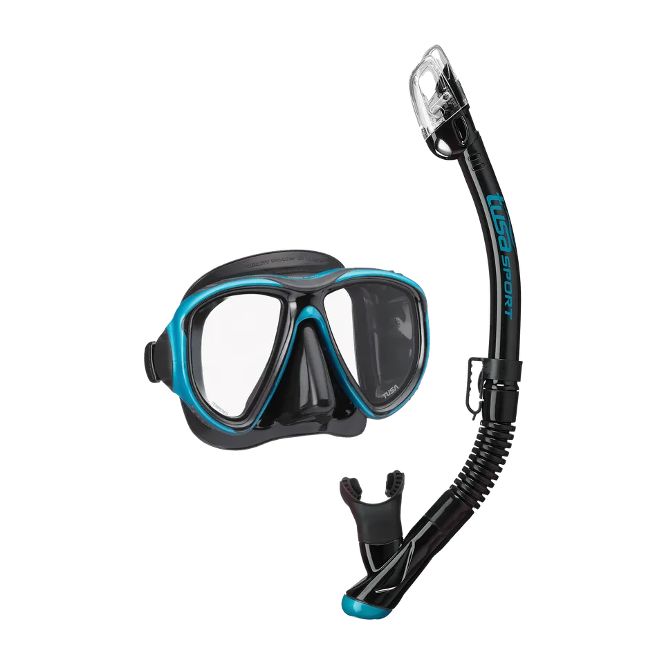 TUSA Powerview snorkelsett voksen maske tørrsnorkel