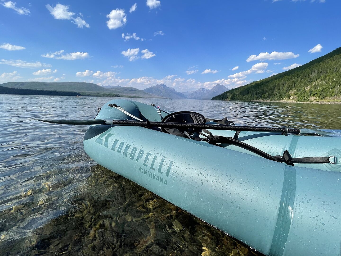Kokopelli Nirvana Self-Bailing packraft gul slitesterk