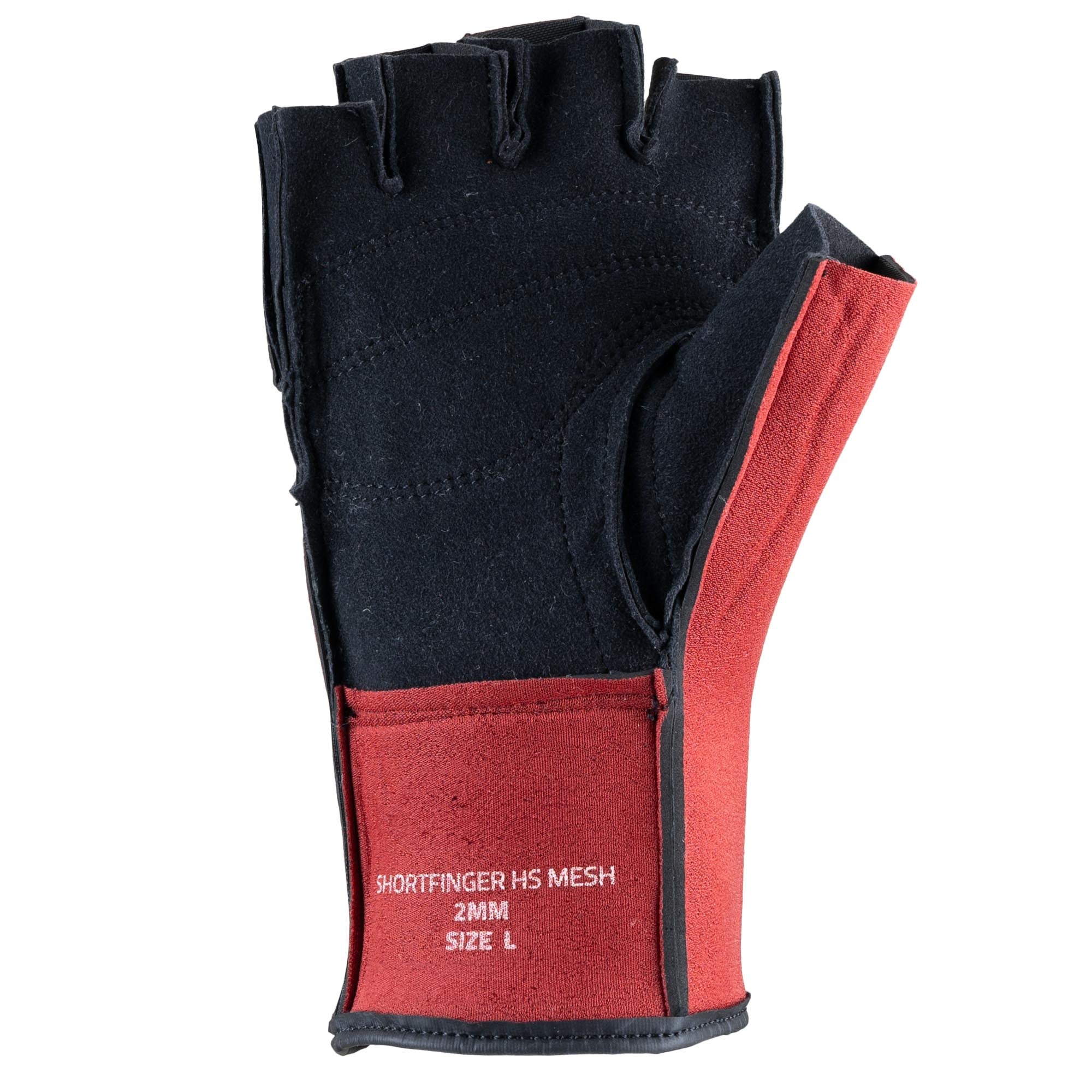 Prolimit Shortfinger HS Mesh neoprenhansker 2 mm svart