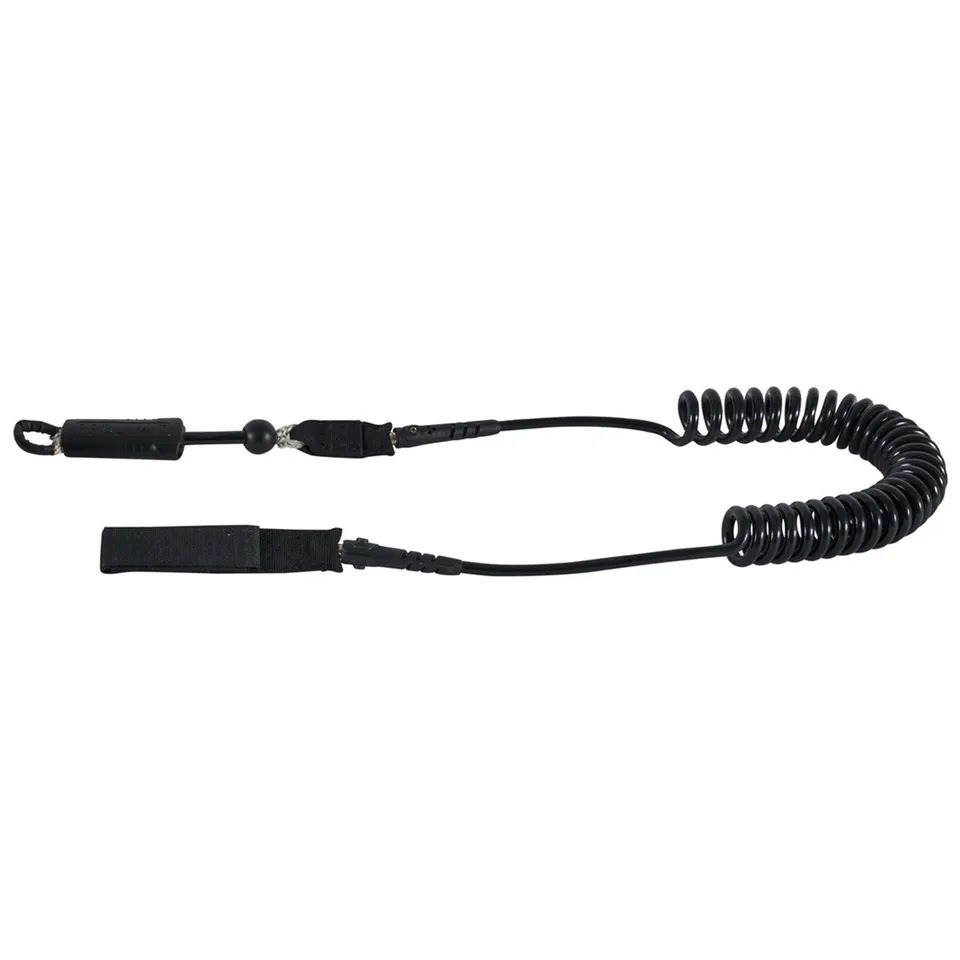 Prolimit Wingsurf/Foil leash coiled QR svart