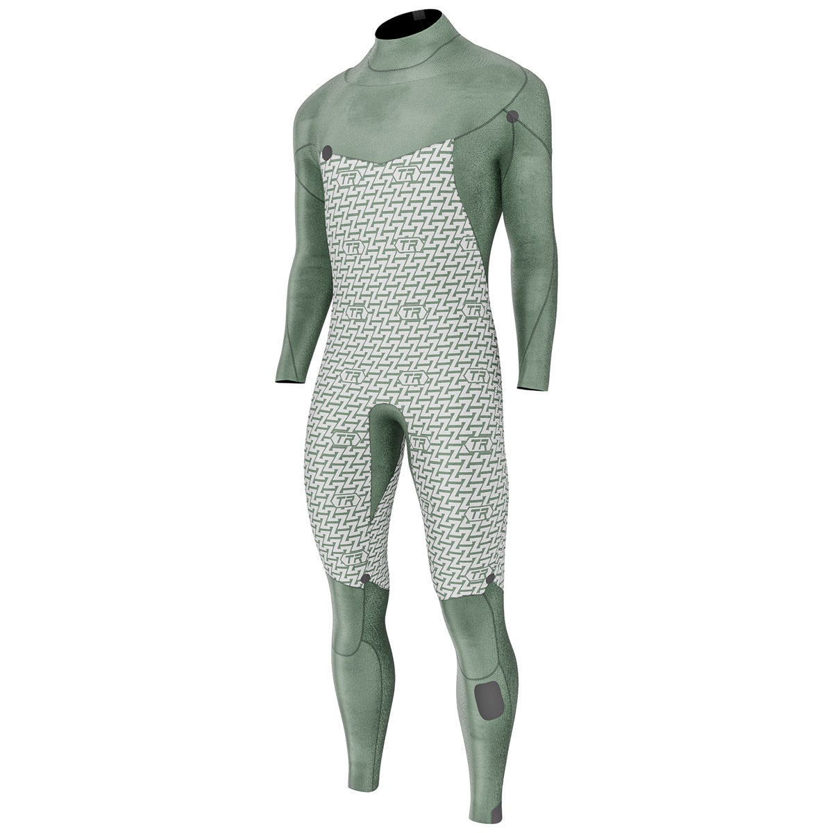 Prolimit Vapor Steamer C-Zip 5/4 våtdrakt svart/blå thermal