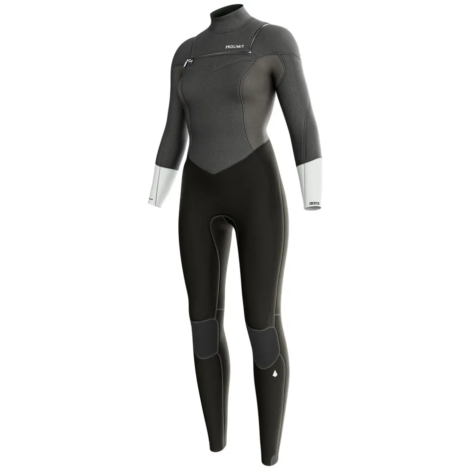 Prolimit Fire Steamer Freezip 4/3 våtdrakt dame grå