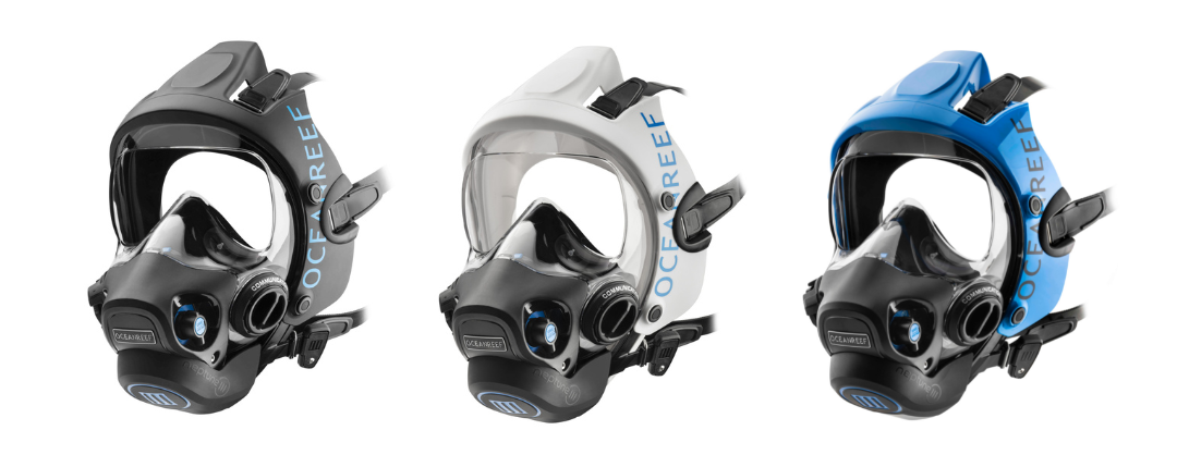 Ocean Reef Neptune III dykkemaske helmaske svart