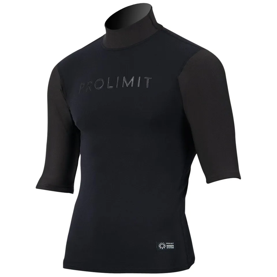 Prolimit Chilltop Shortarm 1,5 mm neoprentopp svart tynn