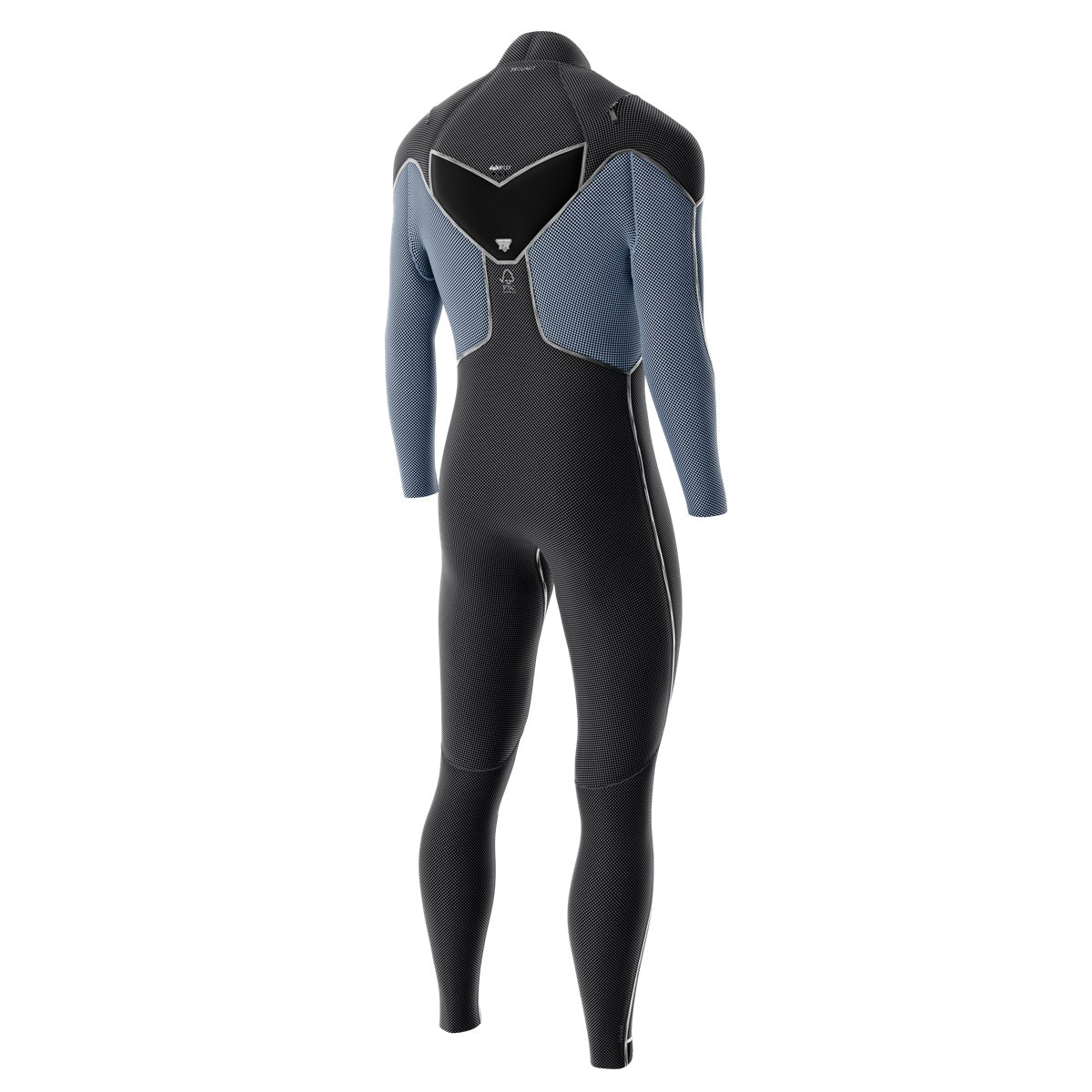 Prolimit Vapor Steamer C-Zip våtdrakt 5/4 svart/blå