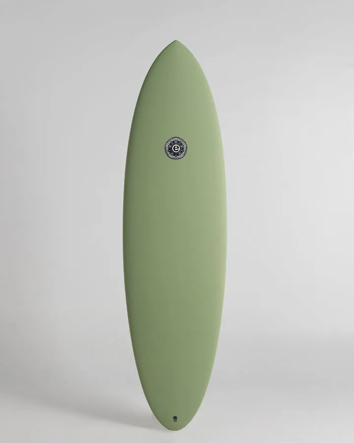 Elemnt Surf Midlength surfebrett smoke green – Futures