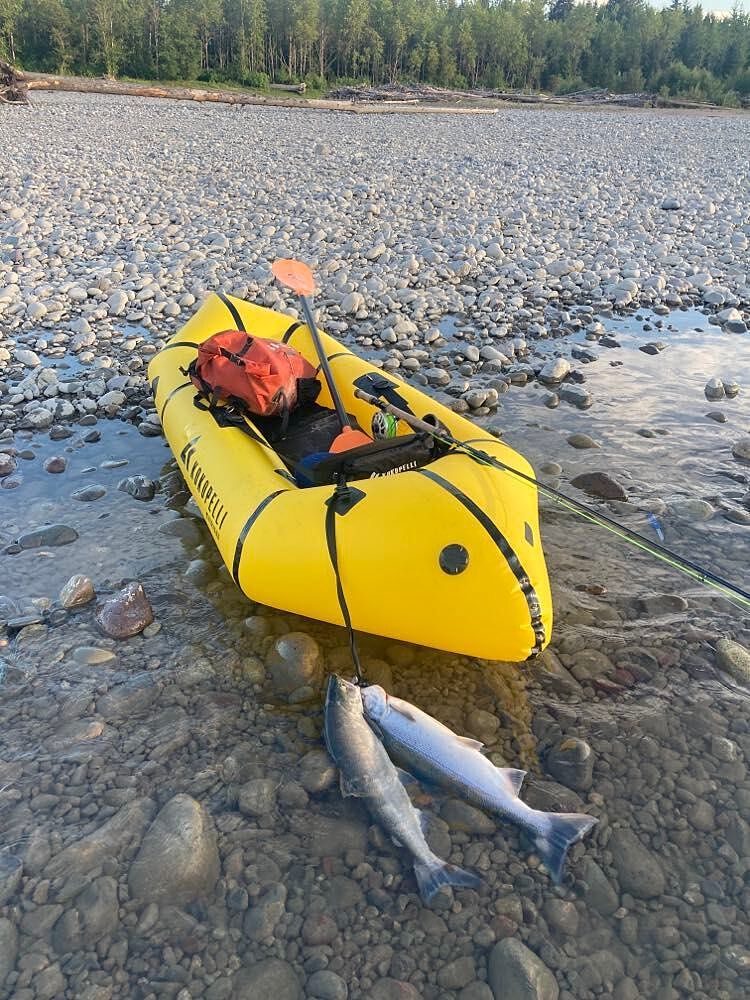 Kokopelli Nirvana Self-Bailing packraft gul slitesterk