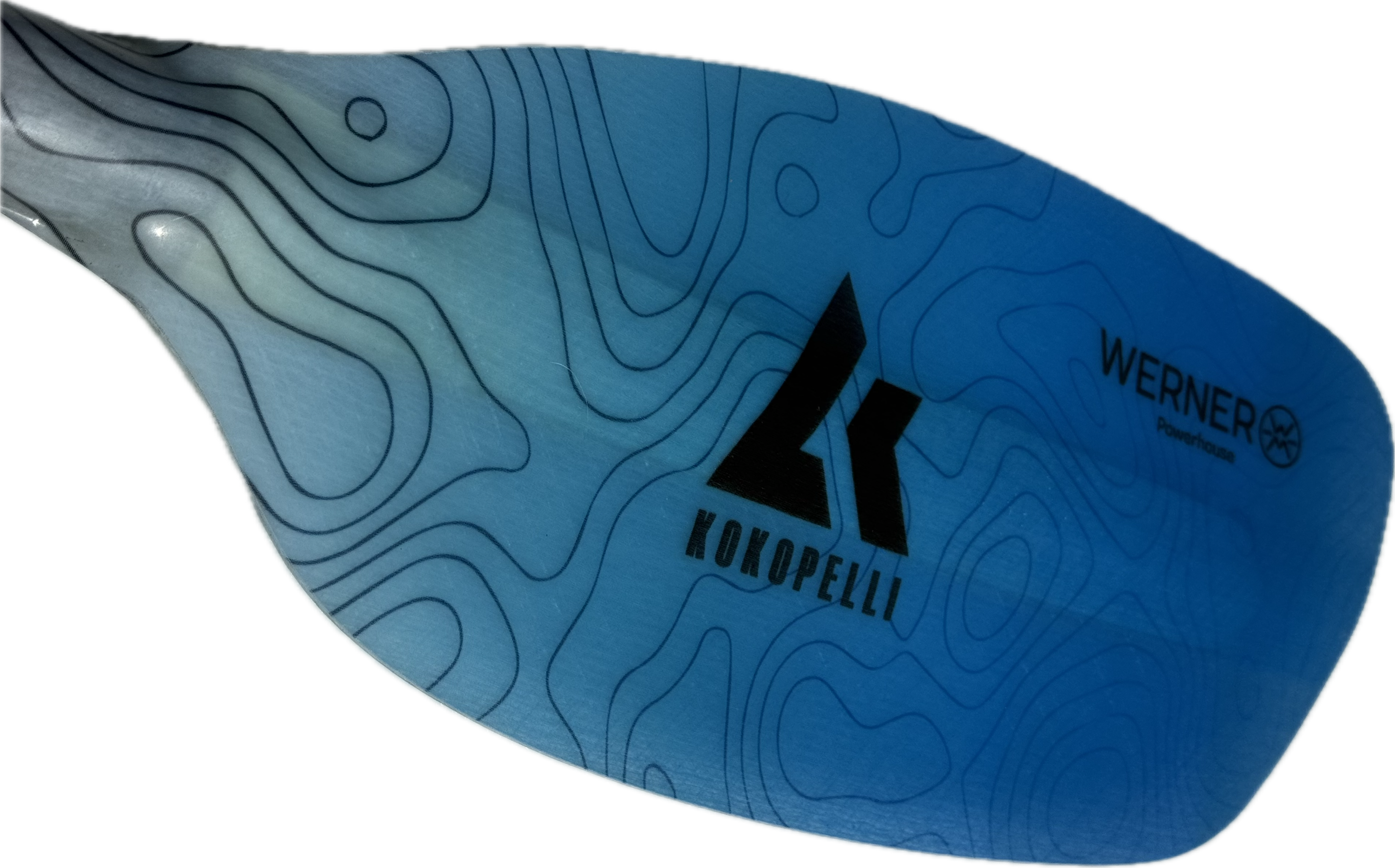 Werner Kokopelli Powerhouse padleåre 4-delt Soca Blue