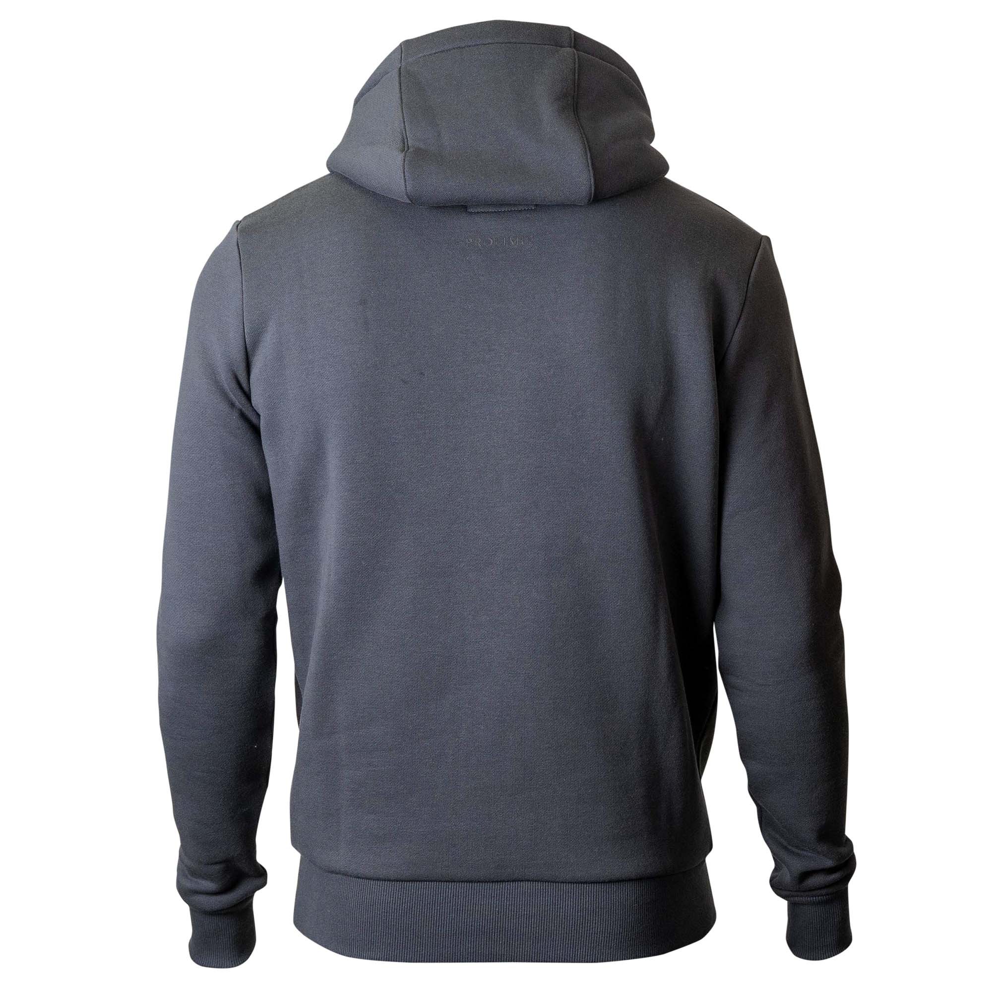 Prolimit Hooded Sweat hettegenser mørkegrå L 340gsm