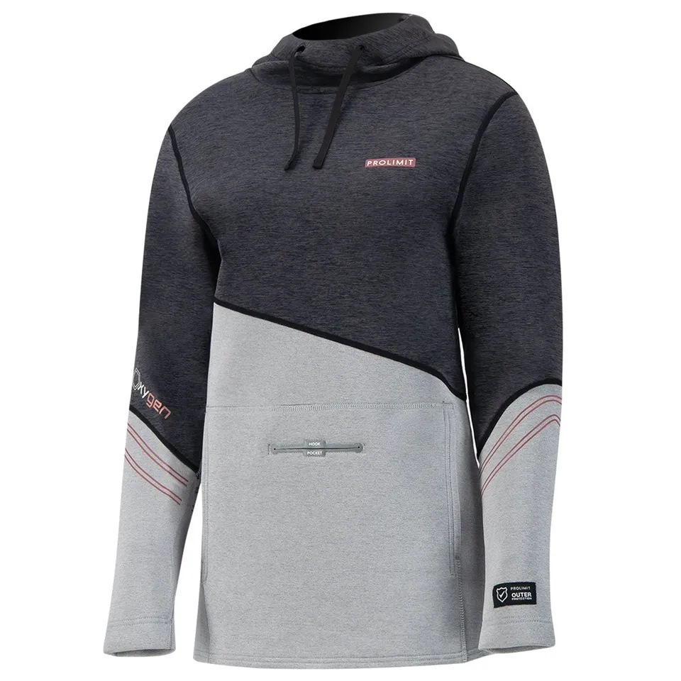 Prolimit Oxygen Neoprene Hoody hettegenser svart dame