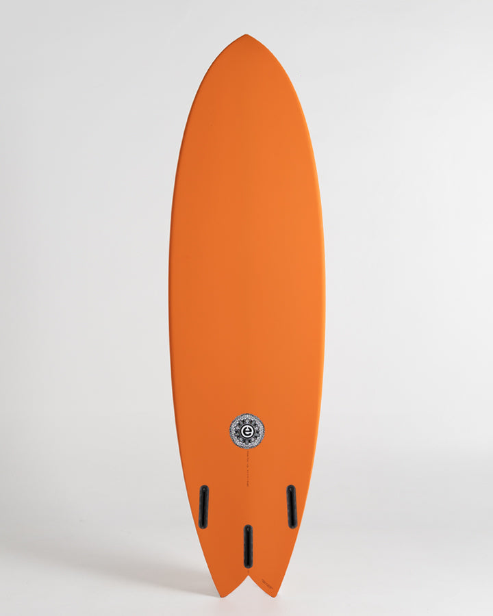 Elemnt Surf Torrino Twin midlength surfebrett kobber 6'6–7'4