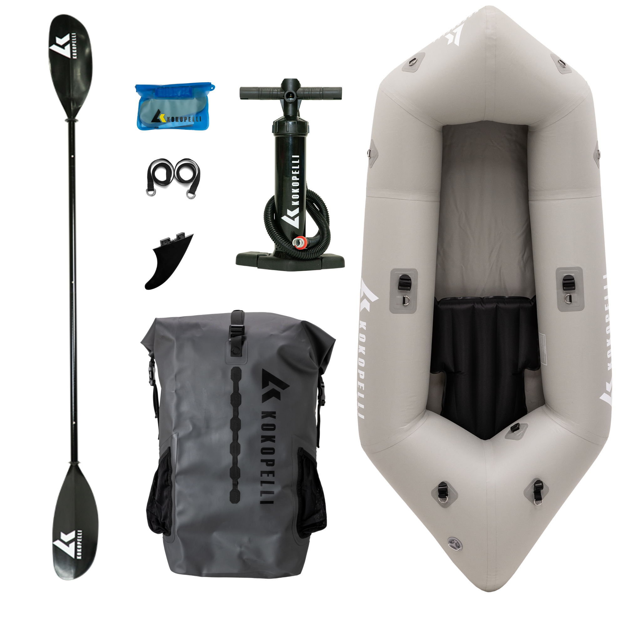 Kokopelli XPD packraft pakke 1-manns fiske innsjø