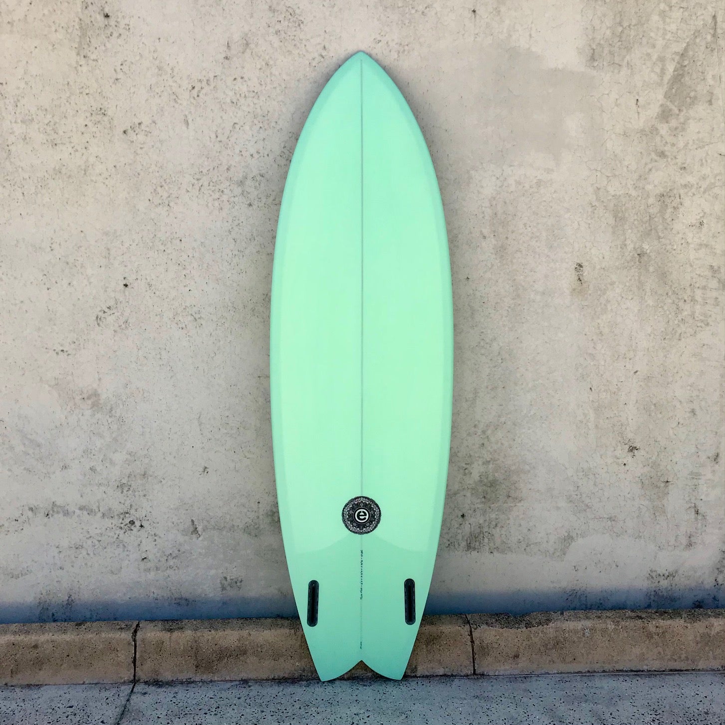 Elemnt Surf Twin Fish surfebrett mint 5'6–6'4 keel