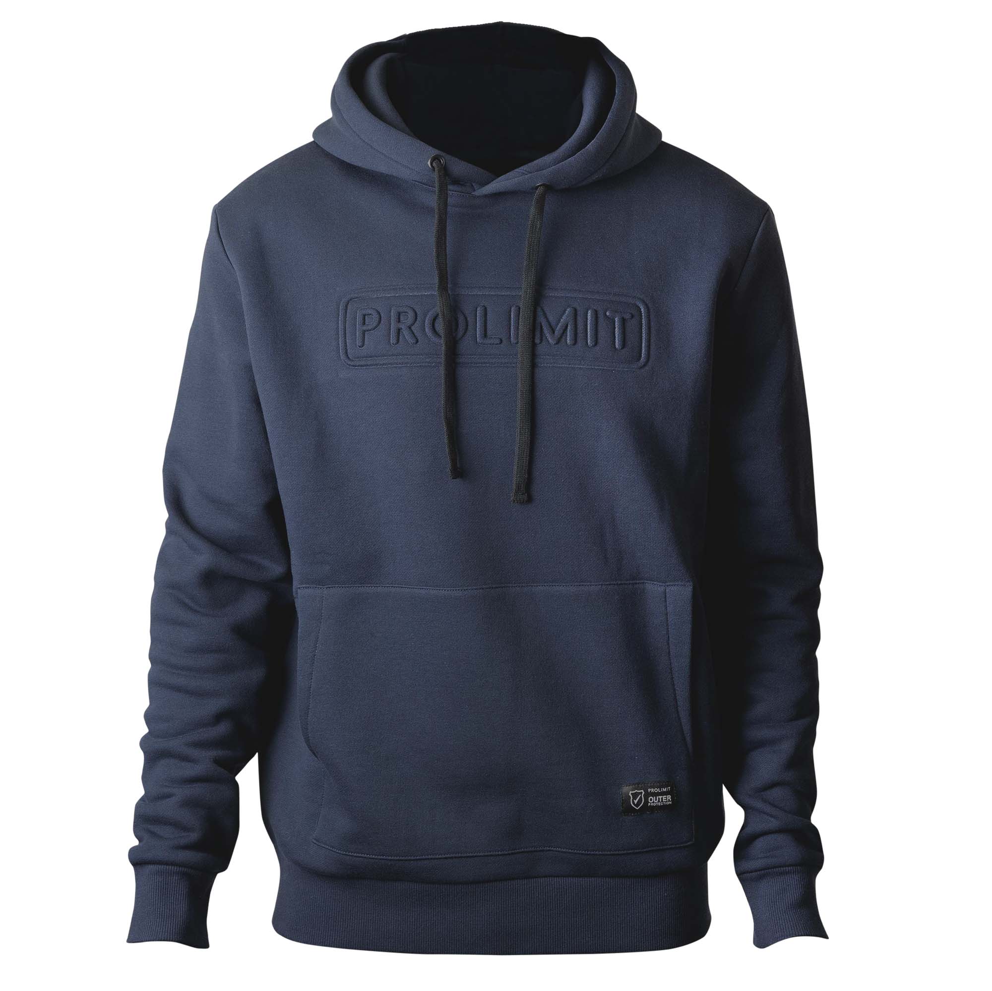 Prolimit Hooded Sweat hettegenser mørkegrå L 340gsm