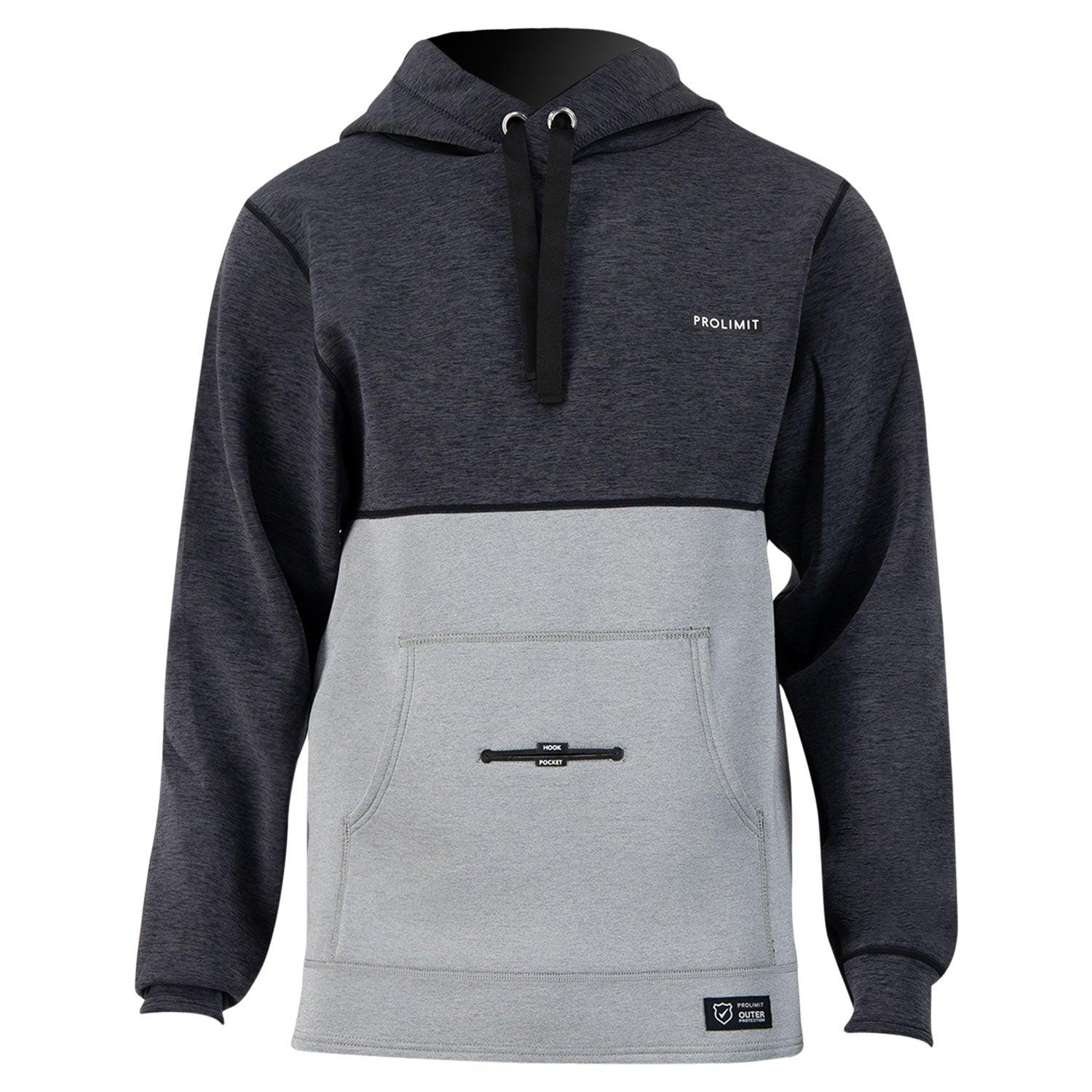 Prolimit Mercury neoprenhoodie Black/Grey med lomme