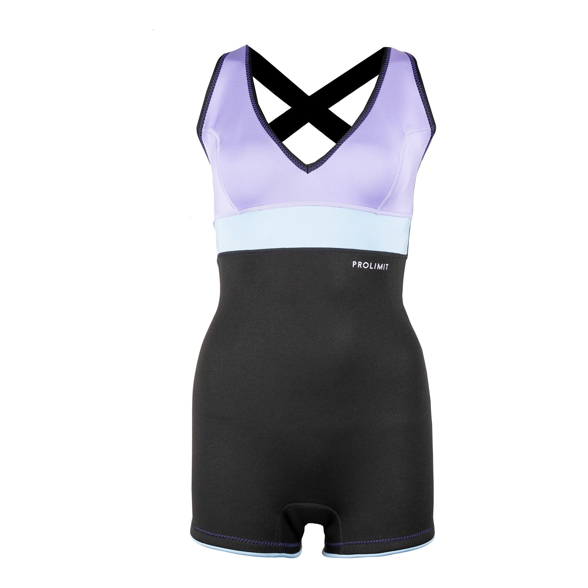 Prolimit Fire Swimsuit 2/2 shorty lavender/svart
