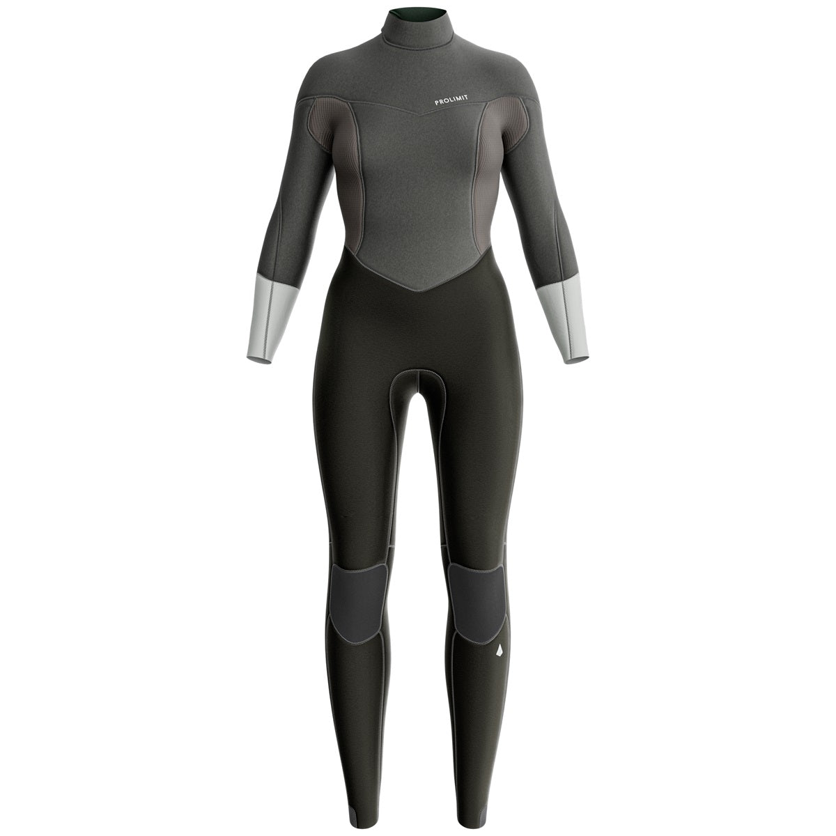 Prolimit Fire Steamer V-Zip 5/4 GBS våtdrakt dame grå