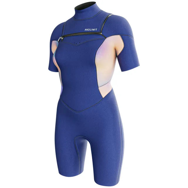 Prolimit Fire Shorty Freezip 2/2 våtdrakt blå 2 mm
