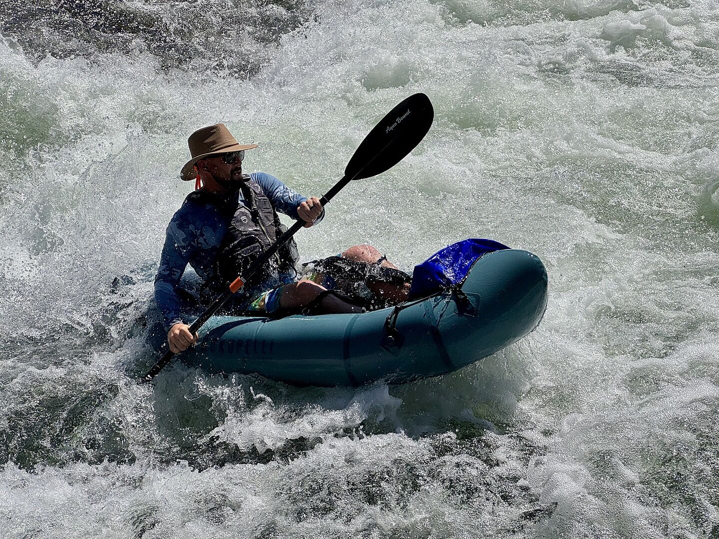 Kokopelli Nirvana Self-Bailing packraft gul slitesterk
