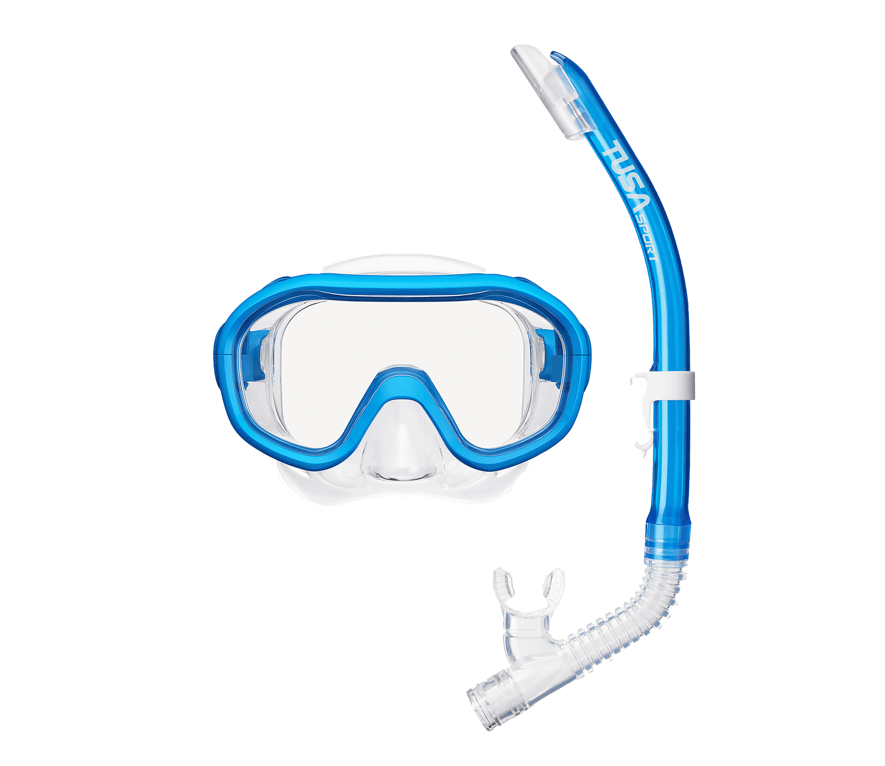 TUSA Kleio Mini Fit UC0211P snorkelsett barn med tørrsnorkel