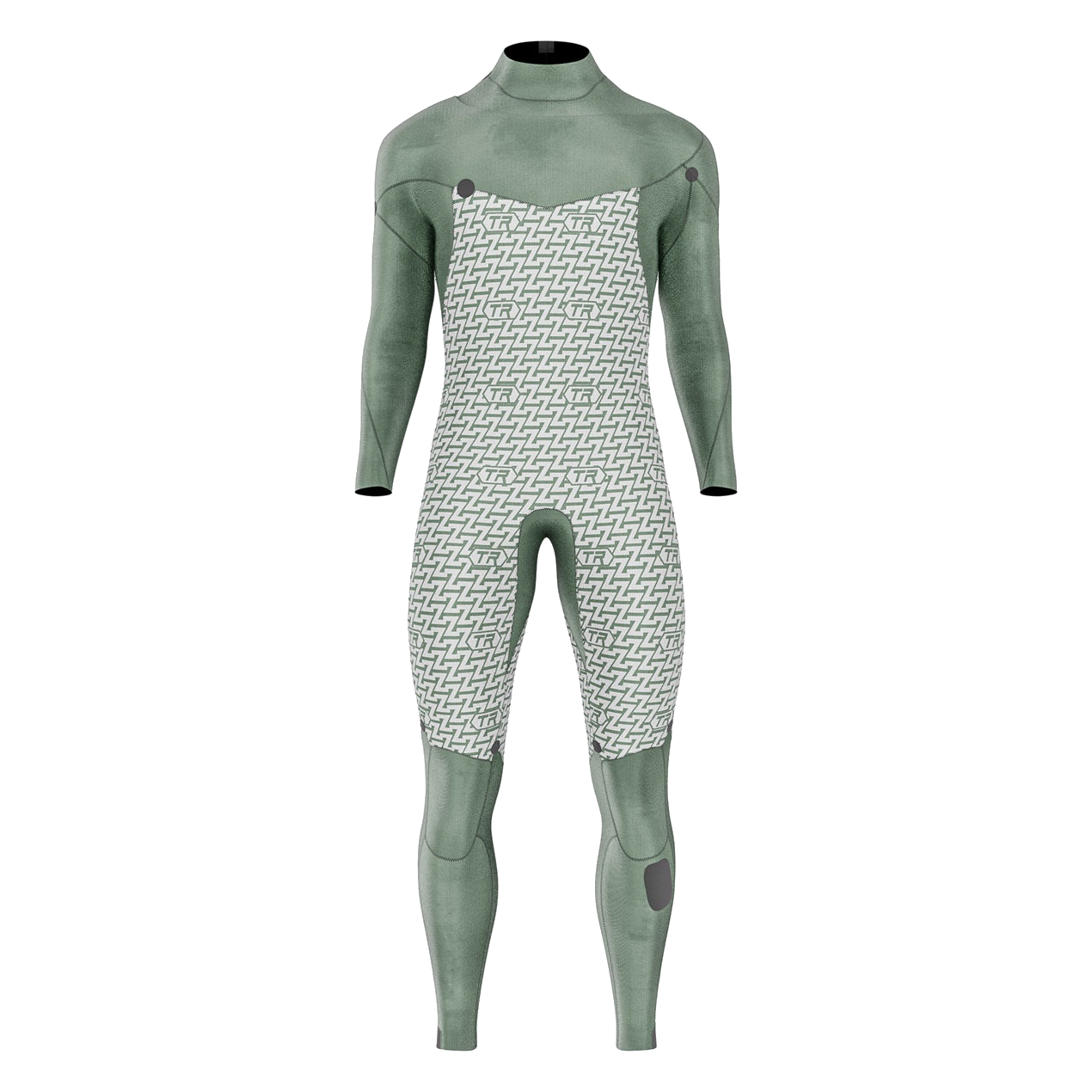 Prolimit Predator C-Zip 4/3 våtdrakt herre svart