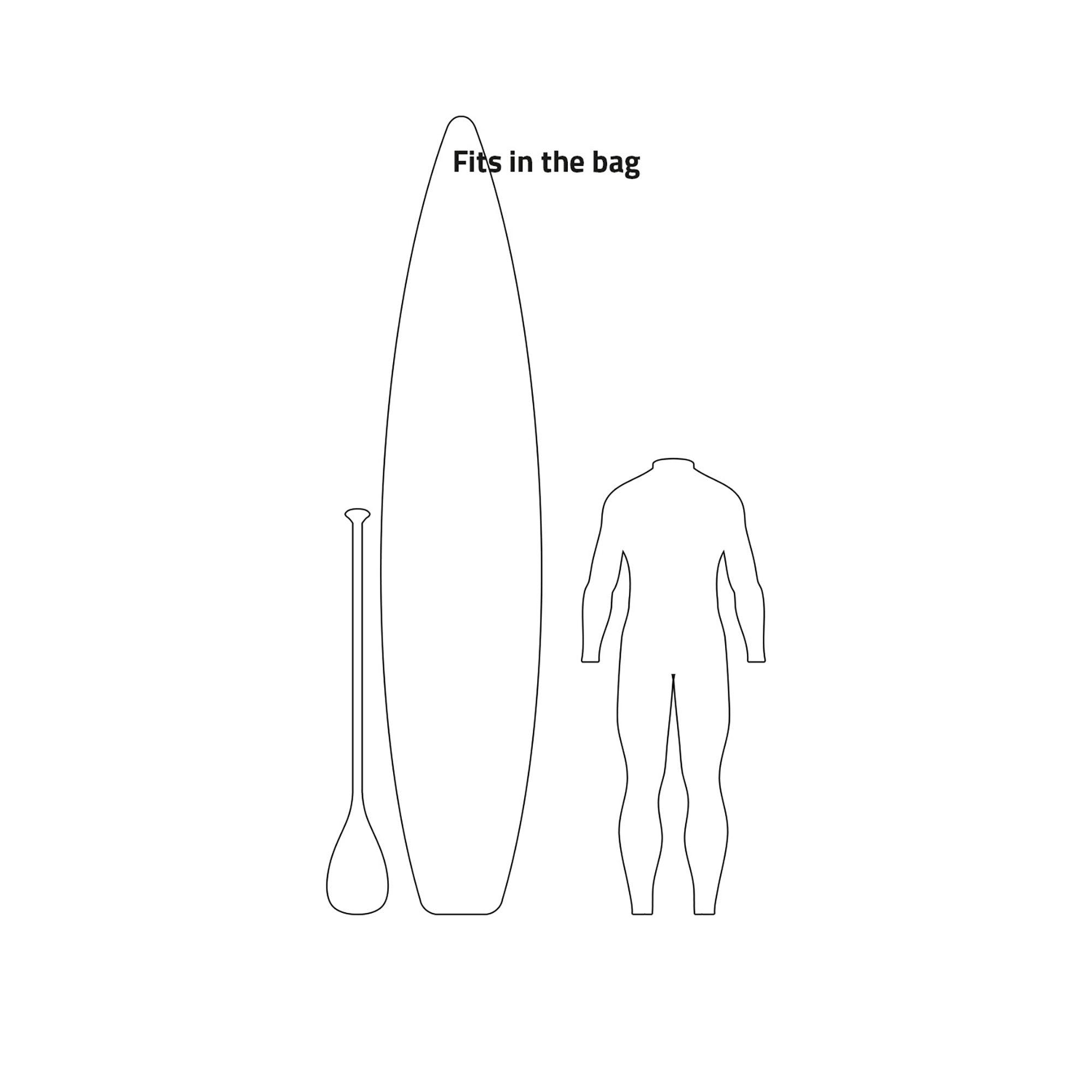 Prolimit Evo Race SUP-boardbag 14'0x26" multicolor