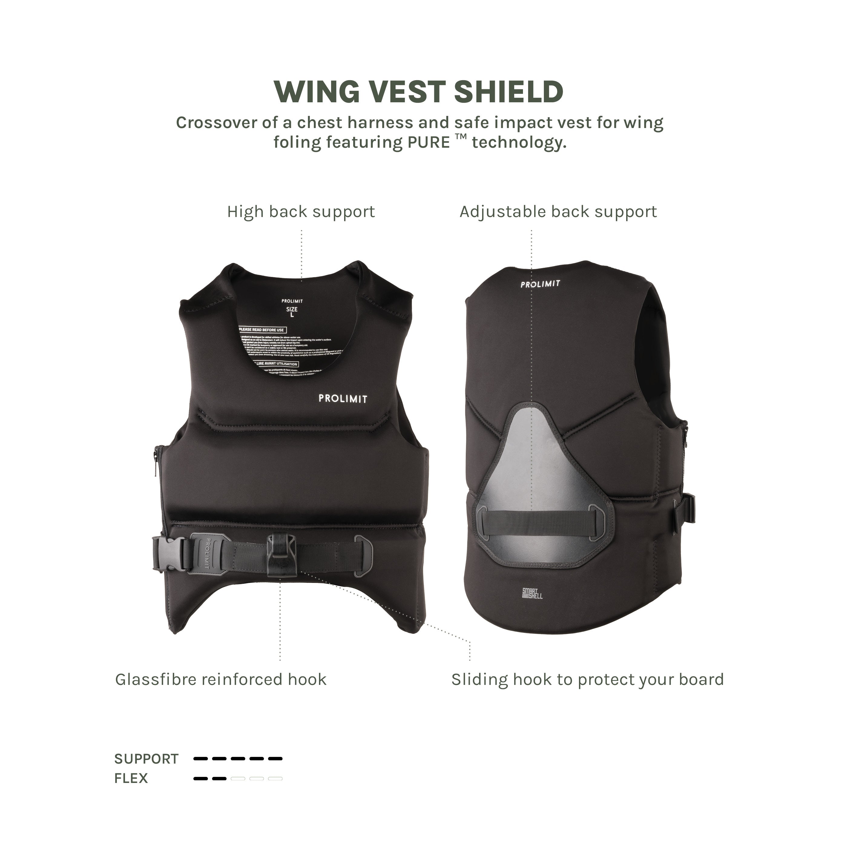 Prolimit Shield Freeride selevest svart